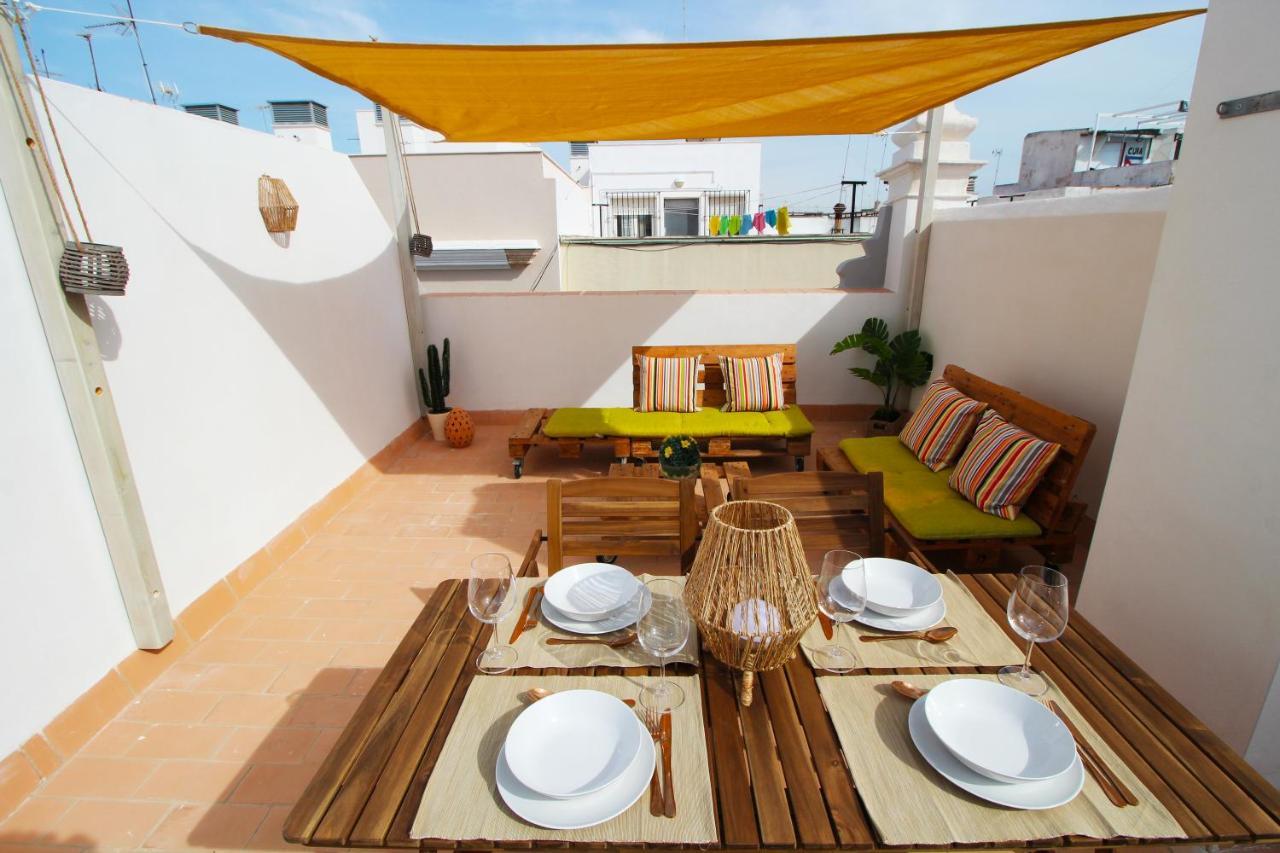 Ferienwohnung Atico De La Luz Cádiz Exterior foto